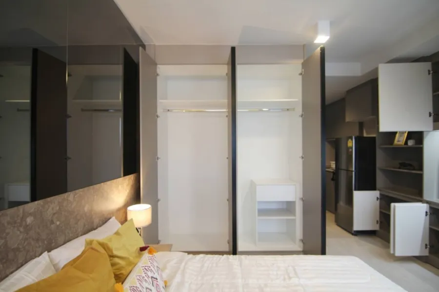 Condo for rent, Ideo Sukhumvit 93, built-in furniture and complete electrical appliances. Can't miss it anymore.