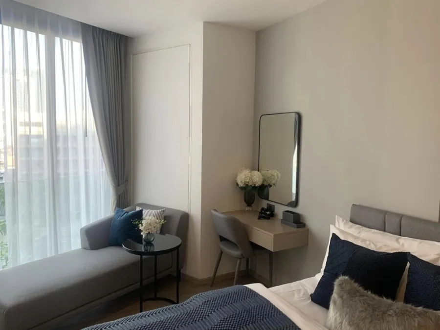 Condo for rent, Edge Central - Pattaya (Central Pattaya), 7th floor, garden view, can see fireworks from the room. Reserve now.