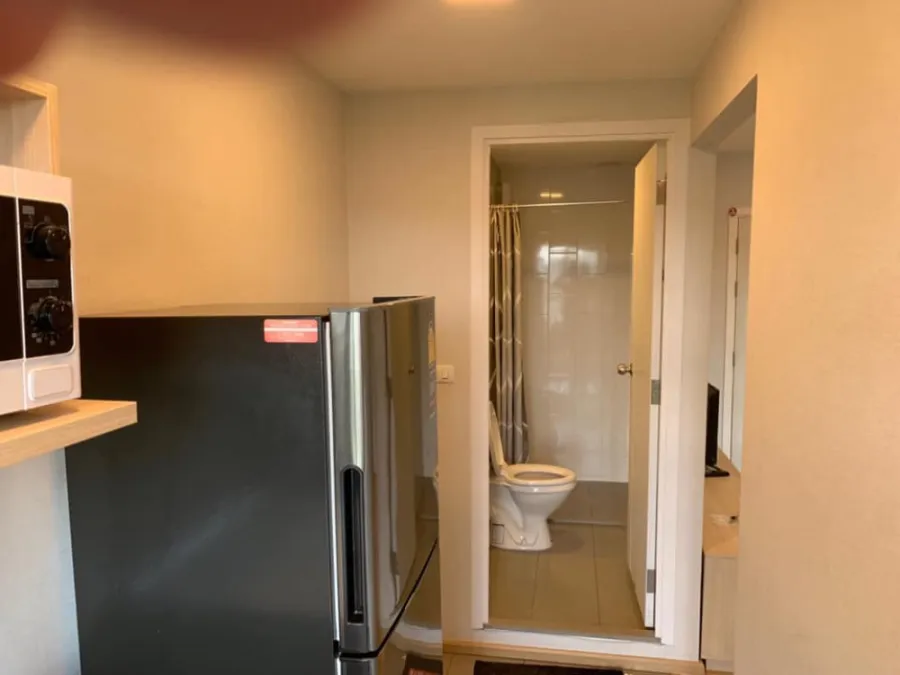 For rent, Plum Condo Rangsit Alive 1, Building A, outside view, electrical appliances and fully furnished Interested in moving urgently