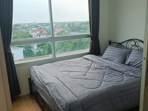 Condo for rent, Lumpini Ville Ratchaphruek, Bang Waek, nice room, clean white tone, fully furnished, good price, hurry to book