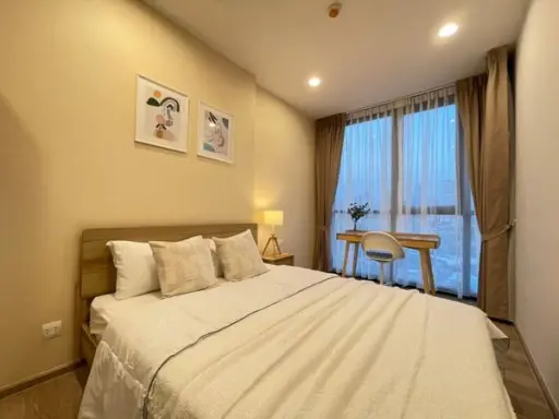 Condo for rent, Oka House Sukhumvit 36, city view room, nice decoration The atmosphere is super warm, don't miss it.