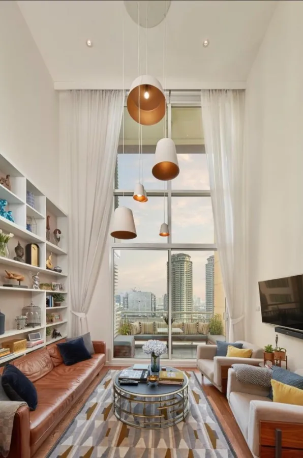 Quick sale!! Condo Empire Place Sathorn-Narathiwat, high floor, fully furnished room, ready to move in, hurry and book now!!