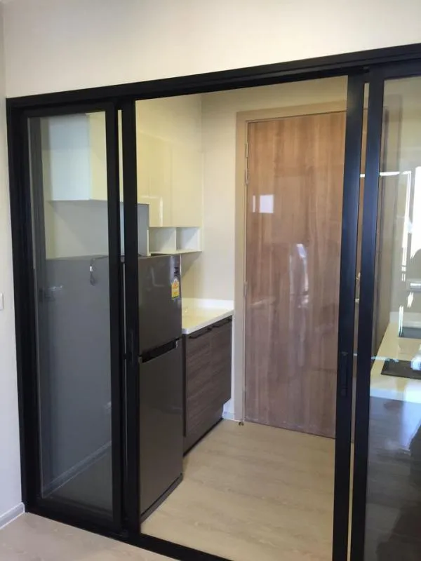 For rent Condolette Mist Rama 9, beautiful room, fully furnished, ready to move in City view, good atmosphere Don't wait, hurry