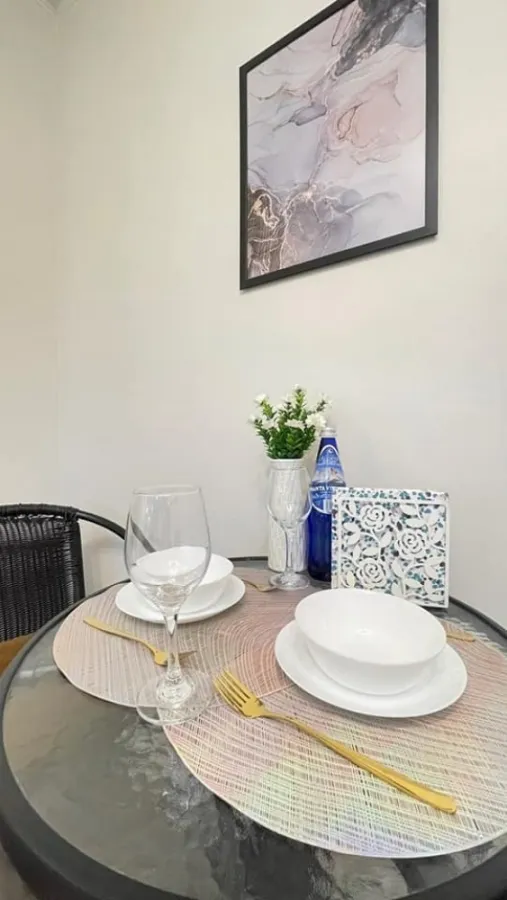 For rent, D Condo Campus Resort, Abac Bangna, Abac, beautiful room, very livable, complete electrical appliances