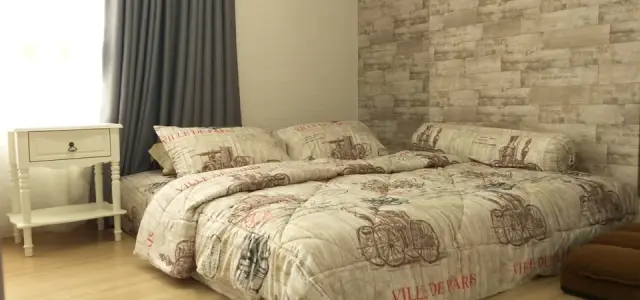 ให้เช่า Rill condo รังสิต ห้องมุม ชั้น 6 วิวเส้นทางรถไฟฟ้าสายสีแดง ติดวอลเปเปอร์ เฟอร์ครบพร้อมอยู่ images