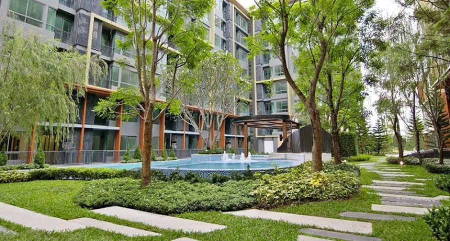 Condo for sale, Metro Luxe Rose Gold, Phahon-Sutthisan, 1st floor, comfortable, fully furnished! Hurry up to reserve before it's gone!!