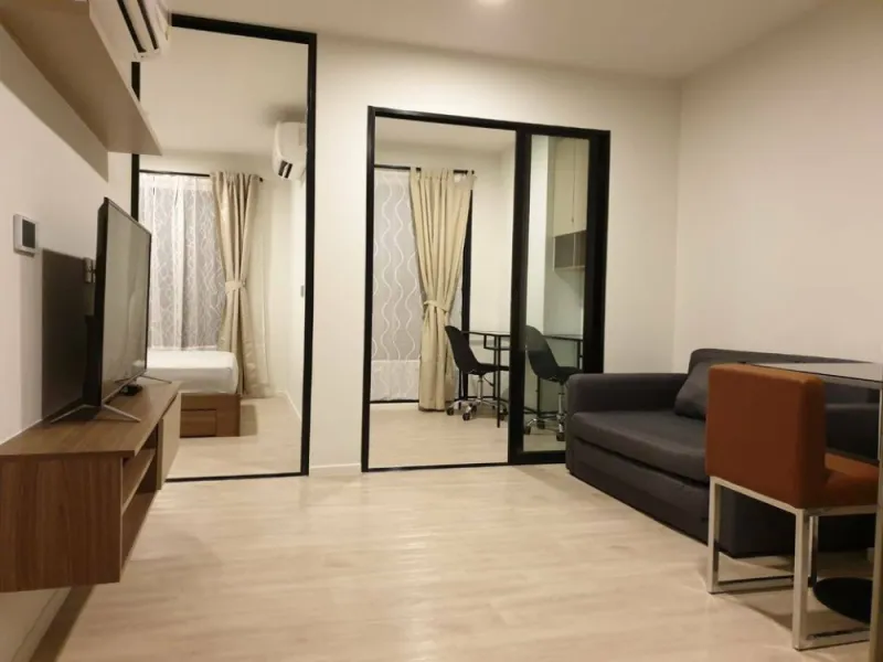 ปล่อยเช่า Kave Condo 1 ห้องนอน ขนาด 35 ตรม. ตำแหน่งดีห้องมุม แถมเครื่องใช้ไฟฟ้าครบ รีบจองเลย