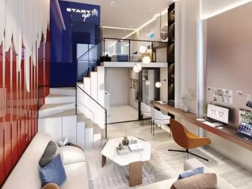 Selling down payment Origin Play Bang Khun Non Triple Station, 2-storey room, great view, animal lovers, don't miss out, book now.