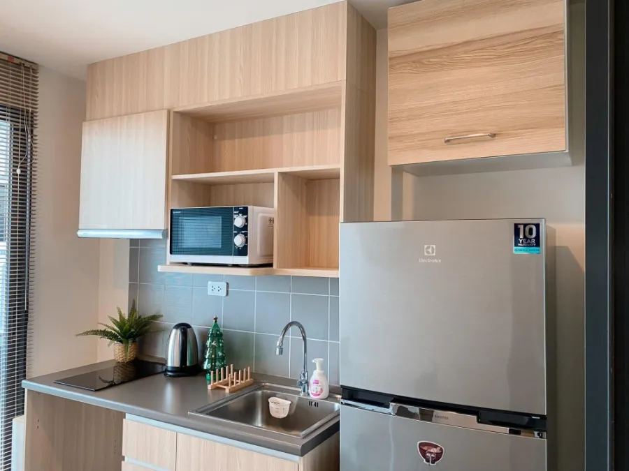 Condo for rent, Ideo O2, good atmosphere, ready to move in, near BTS, convenient to travel, book now!!