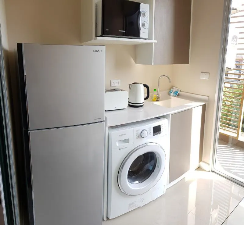 For Rent Metroluxe Kaset คอนโดใหม่ 32 ตร.ม. ชั้น 4 ตึก A ได้เฟอร์ครบ เครื่องใช้ไฟฟ้าครบรีบเลยด่วนๆๆ