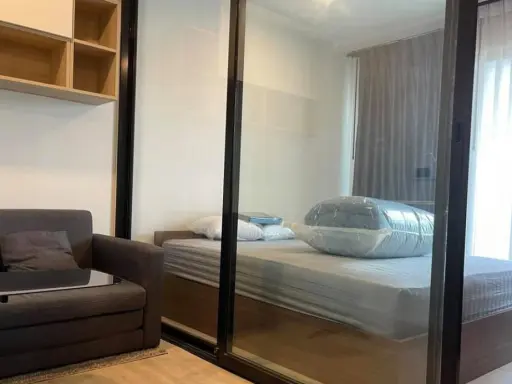 ให้เช่า Kave condo 1 ห้องนอน 1ห้องน้ำ ห้องกั้นเป็นสัดส่วน สิ่งอำนวยความสะดวกครบมา ไห้ไว ช้าอดจ้า