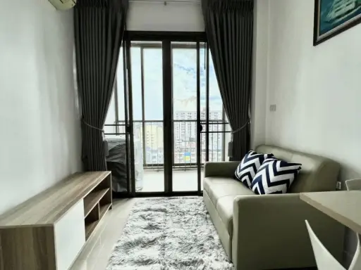 Condo for sale, Ideo Mix Sukhumvit 103, nice decorated room, 12th floor, city view, hurry and own it now.
