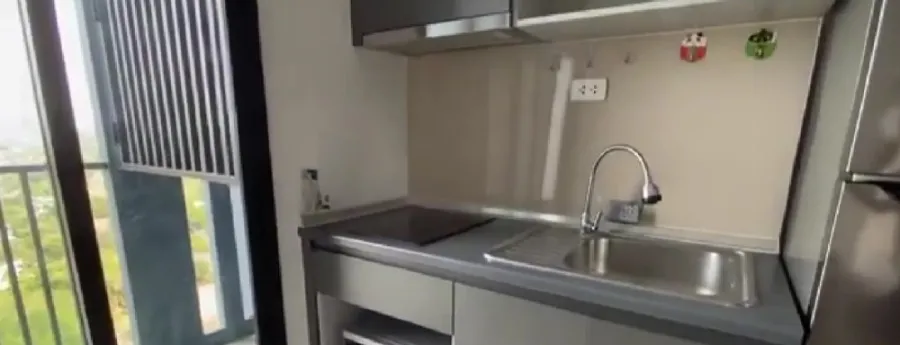 Sell/Rent Condo The Base Rama 9 - Ramkhamhaeng, 18th floor, ready to move in, fully furnished, convenient to travel, don't miss it!!