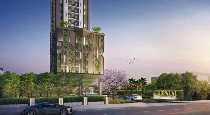 ขายดาวน์ Supalai Veranda Sukhumvit 117 ชั้น14 ระเบียงทิศใต้ แดดไม่ร้อน วิวเมืองสวยๆ พลาดแล้วเสียใจ