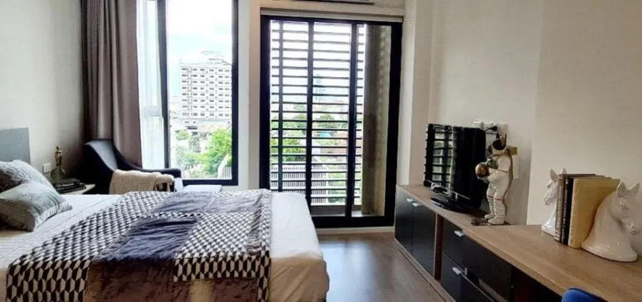 Sell for rent!! Condo Denim, Chatuchak, Floor 6, Building C, garden view, nice room, wow price, hurry up and reserve it!!