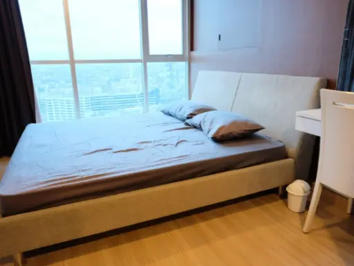 Can't miss it! For rent, Life @ Ladprao 18, beautiful room, great view, super soft sofa, 1 bedroom, fully furnished, book quickly.