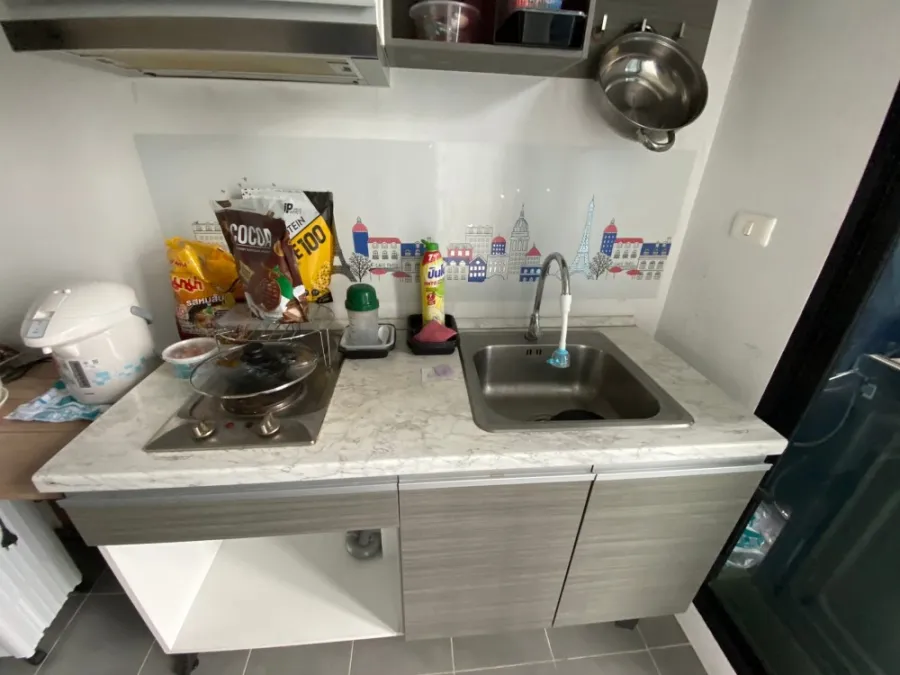 For sale or rent: The Niche Mono Ratchavipha, 22nd floor, fully furnished room, just carry your bag and move in immediately. Hurry and reserve now