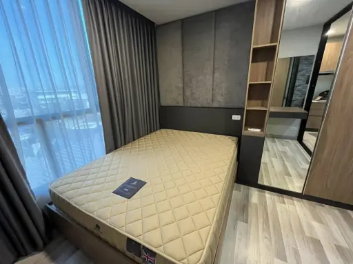 Condo for rent, The Cube Premium Ramintra 34, decorated with luxurious built-ins, low price, livable, don't miss it.