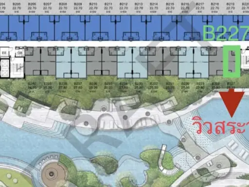 ขายดาวน์ เคฟ ทาวน์ โคโลนี ชั้น 2 อาคาร B ห้องวิวสระ ทำเลดี โครงการสุดปัง จองเลย อย่ารอช้า images
