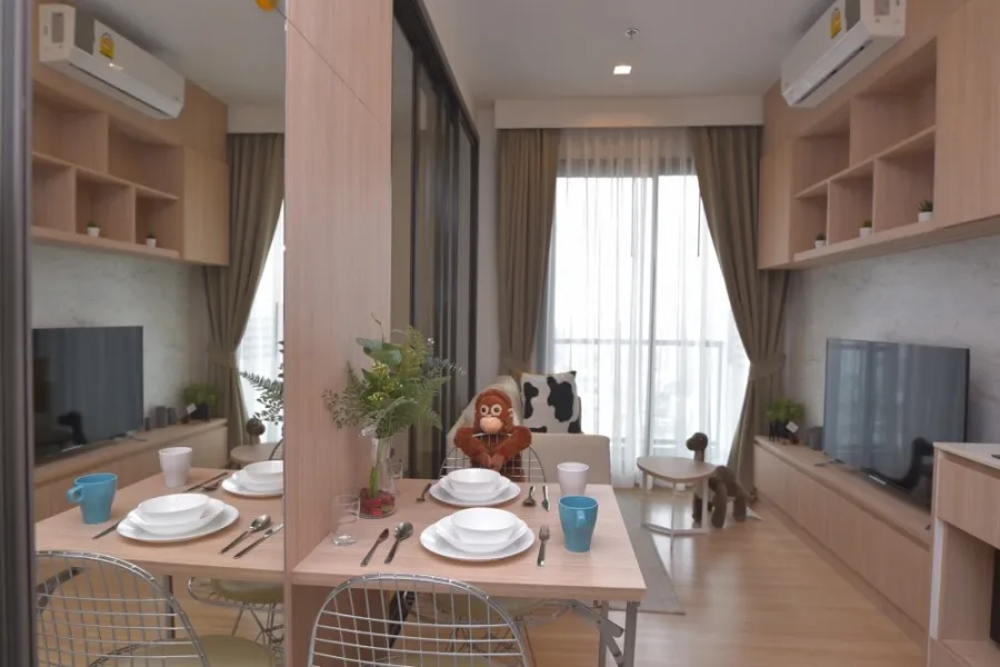For rent!! Condo M Chatuchak, 29th floor, Building A, brand new room. fully furnished Ready to move in, book now!!