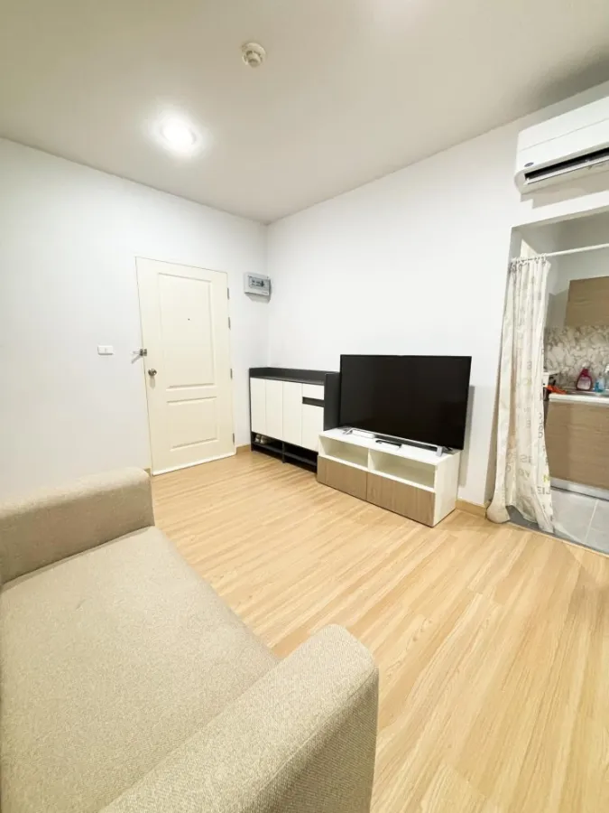Condo for rent, The Kith Lite Bangkadi, 7th floor, very good view, quiet, fully decorated. I'm in now.
