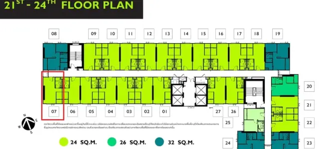 ขายดาวน์ The Origin Sukhumvit - Praksa ชั้น 22 ชั้นสูง ห้องมุม สนใจเป็นเจ้าของ รีบจองเลย images