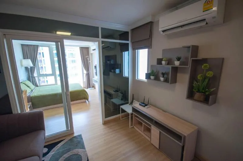 M Society Muang Thong Thani for sale, brand new room, 1 bedroom, fully furnished, soft sofa, very satisfying. Hurry up and become the owner.