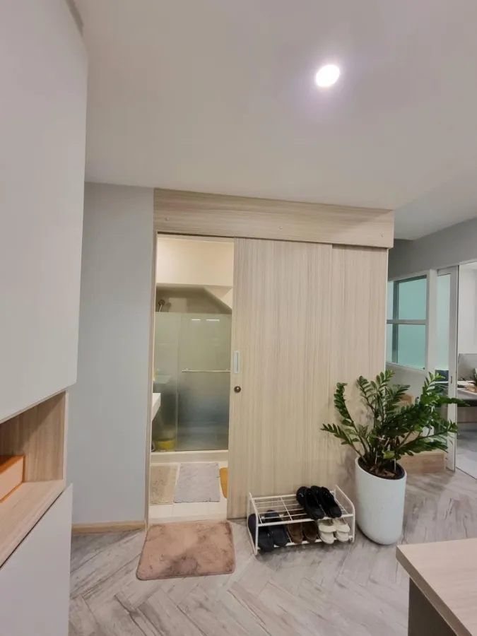 For sale: Chrisma Condo, duplex room. Decorated very nicely. With a balcony next to the swimming pool. Hurry and own it now.