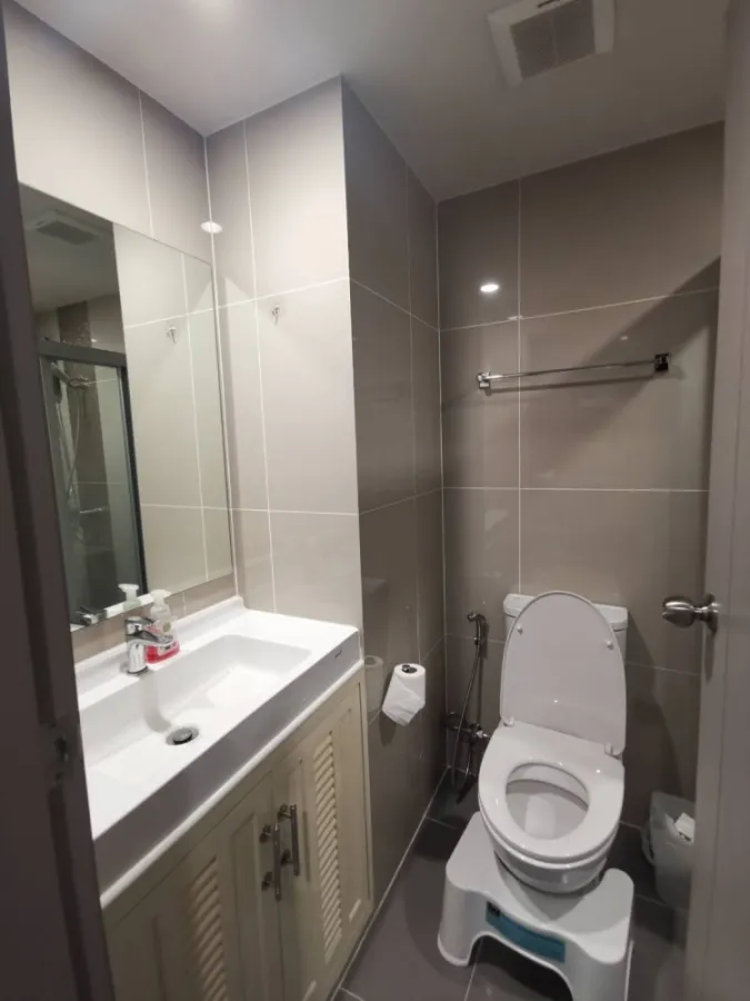 For rent, Ideo Ratchada-Sutthisan, 22nd floor, good view, no block, built-in furniture, nice room, can't reserve anymore