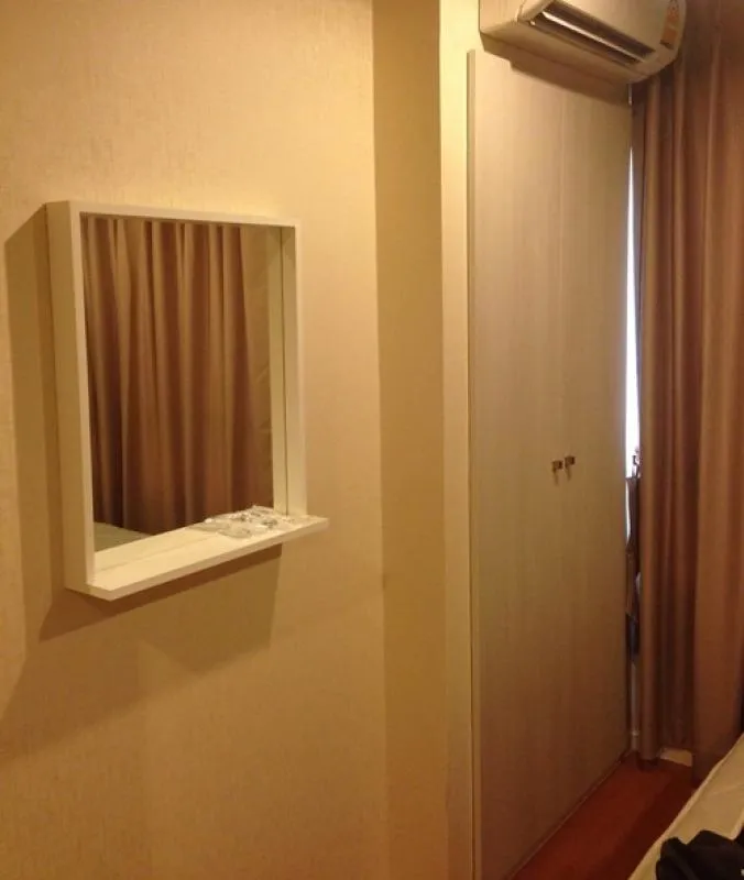Lumpini Park Rattanathibet-Ngamwongwan for rent, fully furnished room with electrical appliances, front zone building, urgent rent