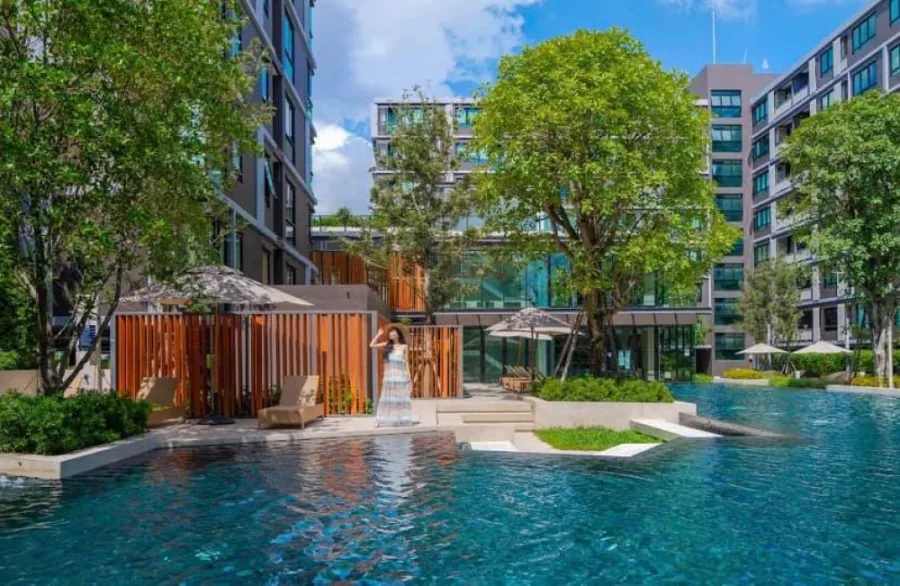 For rent, Atmoz Ladprao 71, size 50 sq.m., 1 bedroom, 1 bathroom, corner room, large room, beautiful decoration, ready to move in.