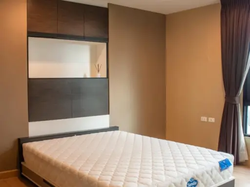 For rent: Niche Mono Bangna, Building C, 5th floor, corner room, very private, excellent built-in headboard, hurry and book now. images