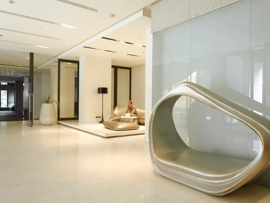 For rent: Wyne Sukhumvit, high floor, high floor, room decorated simply and elegantly, looks expensive, beautiful built-ins, can't make a reservation