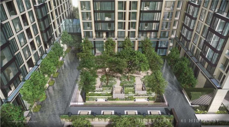 ขายใบจอง the reserve 61 hideaway ห้องใหญ่ที่สุดในโครงการ มุมส่วนตัว ระเบียงมีบันไดลงสระว่ายน้ำ ด่วน!