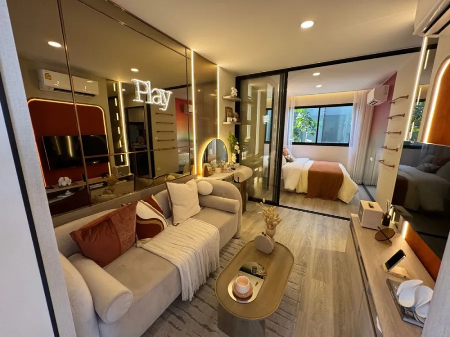Down payment sale: The Origin Setthabut Station, 1 bedroom, 1 bathroom, good location, convenient travel into the city, complete lifestyle, reserve no