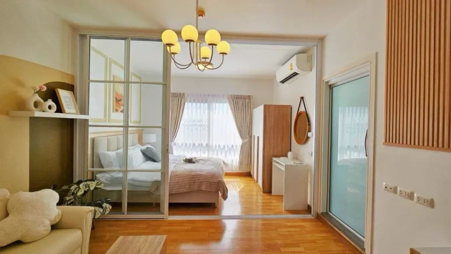 ขาย The Tree Condo Ladprao 1 ห้องนอน 1 ห้องน้ำ ตกแต่งสไตล์มินิมอลน่าอยู่ เฟอร์ครบชุด ดีแบบนี้จะรออะไร