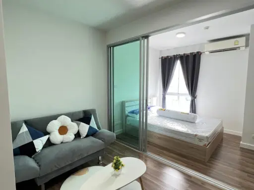 ให้เช่า A Space Me Rattanathibet ชั้น 19 วิวสวนสวย โซฟานั่งสบาย ห้องพร้อมเข้าอยู่ รีบจับจองเลย ด่วนๆ