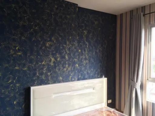 Super satisfying, Condo DEN Vibhavadi for rent, beautiful room, fully furnished, very good view, 2 bedrooms, book now. If you are slow, you will miss it.