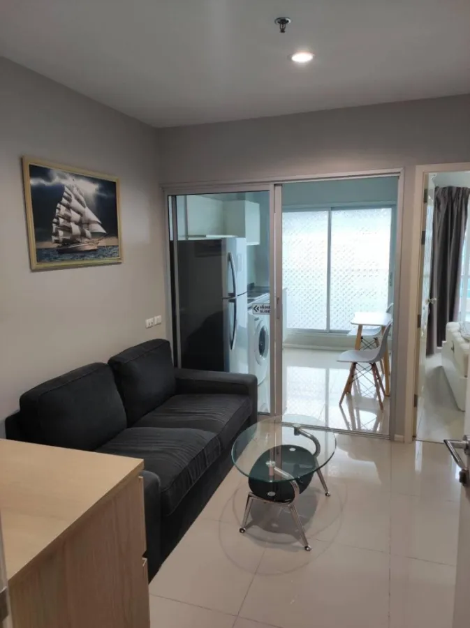 Condo for sale, rent, Aspire Rama 9, fully furnished, facing north, near MRT Rama 9, urgent.
