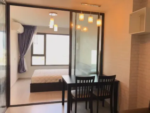 For rent Life Ladprao, full room, warm and comfortable easy food Enjoy the city view swimming pool. images