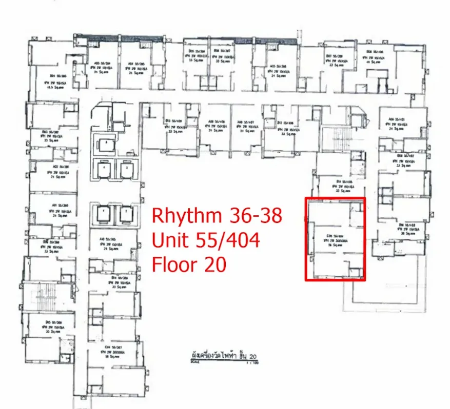 ขาย ให้เช่า!! คอนโด ริทึ่ม สุขุมวิท 36-38 ชั้น 20 ห้องมุม เฟอร์นิเจอร์ครบครัน หิ้วกระเป๋าเข้าอยู่ได้ทันที จองเลย!!