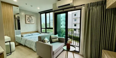 ขาย ให้เช่า Nue Connex Condo ดอนเมือง ห้อง STUDIO แต่งสไตล์มินิมอล ไม่จองพลาดสุดๆ