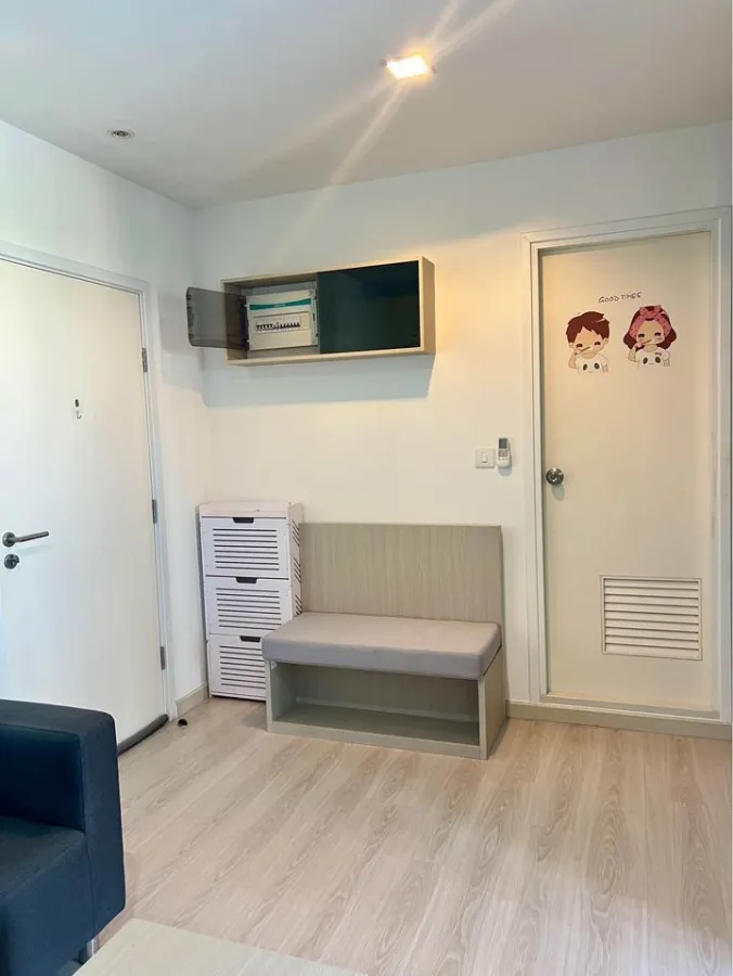 For sale or rent, Skyline Rattanathibet, 16th floor, open view, comfortable for the eyes, fully furnished, whether you want to buy or rent, it's wor