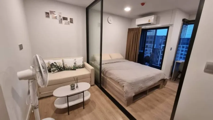 For rent, Cave TU, 7th floor, outside view room, airy and comfortable, partitioned room, fully furnished, let me tell you, it's very livable. Reserve