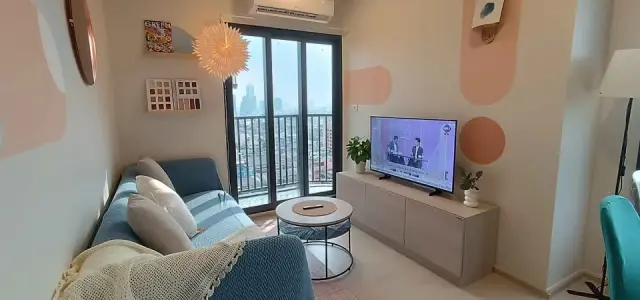 ขาย ให้เช่า FLO by Sansiri ห้องหัวมุม Rare item แบบเดียวที่เป็นระเบียงโค้ง วิวกว้างมาก วิวสวย เห็นแม่น้ำ จองเลย images