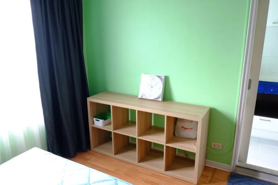 Condo for sale, Lumpini Ville Sukhumvit 77, decorated in bright tones, shady, so livable. You can't own it anymore.