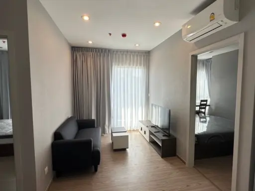 For rent!! Condo The Tree Huamark Interchange, 5th floor, Building C, fully furnished, ready to move in, don't miss it!!