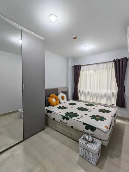 ให้เช่า Niche id Sukhumvit 113 ห้องแต่งสวยครบครัน เฟอร์นิเจอร์ครบ หิ้วกระเป๋าเข้าอยู่ได้เลยจ้า