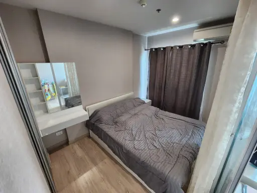 Condo for rent, Parkland Petchkasem-Thapra, room on the edge, quiet, private, no disturbing pedestrian noise. Don't be afraid to reserve.