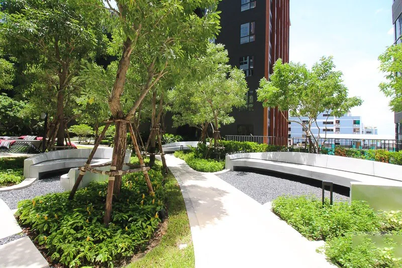 ให้เช่า XT Huaikhwang ชั้น 8 วิวสวน ห้องตกแต่งครบครัน มาพร้อมเฟอร์นิเจอร์ครบชุด จองเลย